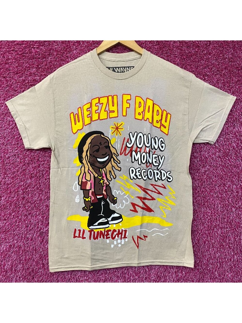 Lil Wayne Weezy F Baby Animated T-shirt size Medium